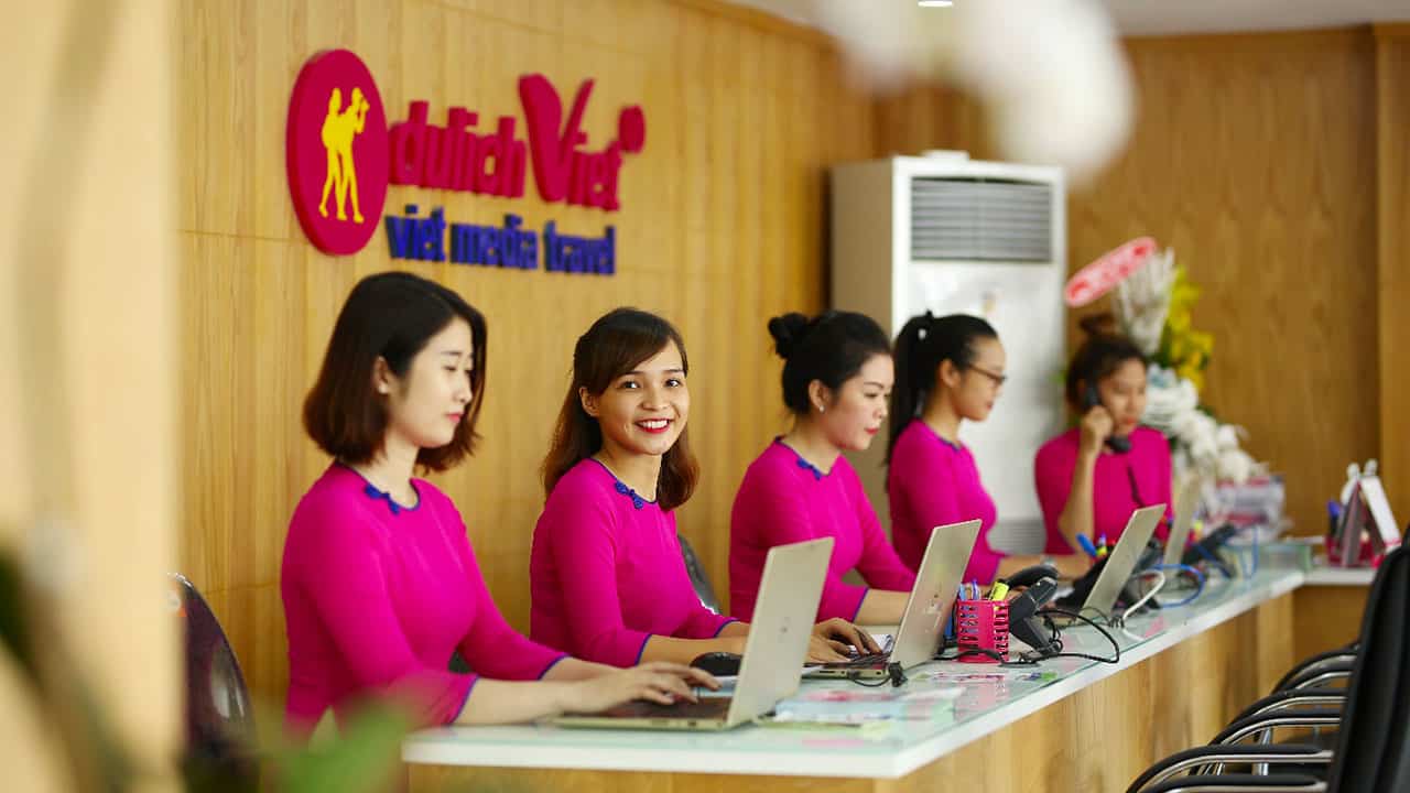 Một trong những văn phòng của Du lịch Việt