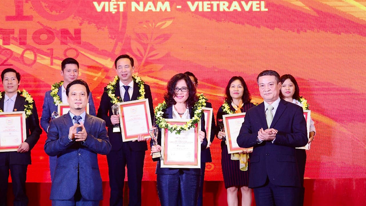 Vietravel nhận được nhiều giải thưởng du lịch khác nhau.